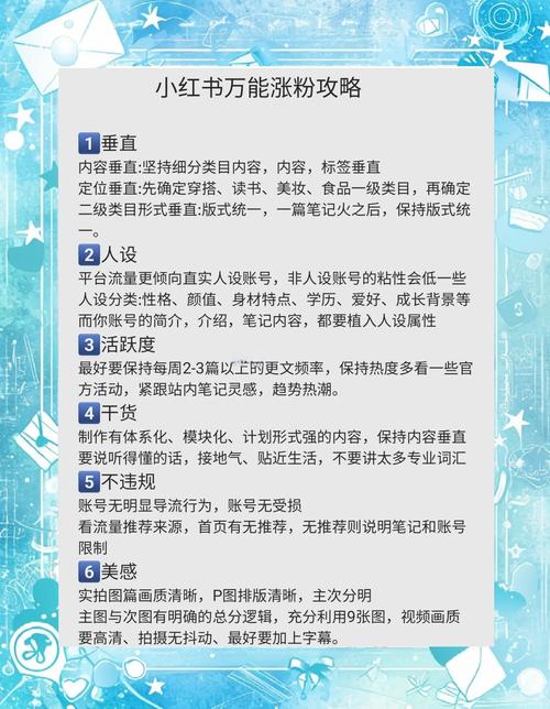 ### 标题:小红书精准引流涨粉全攻略:从0到1打造爆款账号的5大黄金法则