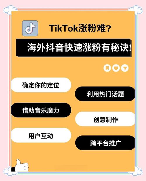 tiktok怎么快速涨粉人气,TikTok快速涨粉人气策略指南!