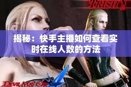 揭秘：快手主播如何查看实时在线人数的方法