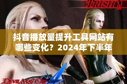 抖音播放量提升工具网站有哪些变化？2024年下半年使用趋势分析