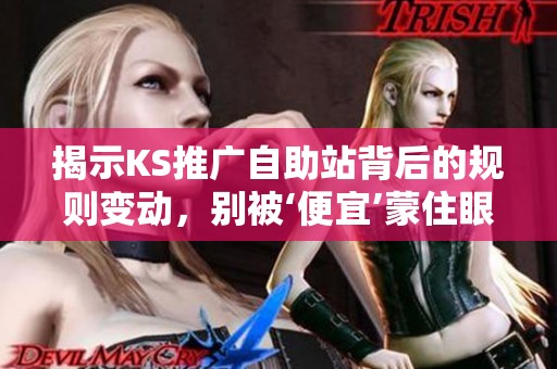 揭示KS推广自助站背后的规则变动，别被‘便宜’蒙住眼