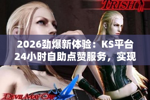 2026劲爆新体验：KS平台24小时自助点赞服务，实现即时互动轻松点赞