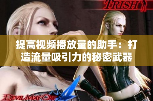 提高视频播放量的助手:打造流量吸引力的秘密武器 提高视频播放量的助手:打造流量吸引力的秘密武器