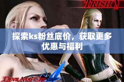 探索ks粉丝底价，获取更多优惠与福利