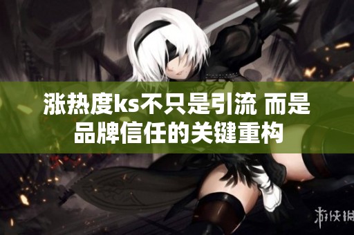 涨热度ks不只是引流 而是品牌信任的关键重构