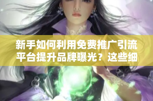 新手如何利用免费推广引流平台提升品牌曝光？这些细节值得关注