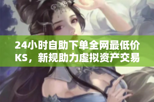 24小时自助下单全网最低价KS,新规助力虚拟资产交易全面提升 24小时自助下单全网最低价KS,新规助力虚拟资产交易全面提升