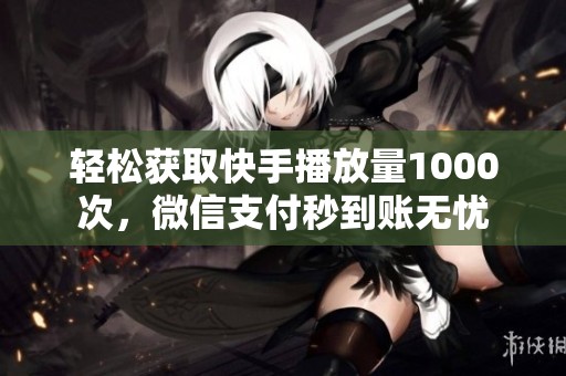 轻松获取快手播放量1000次，微信支付秒到账无忧