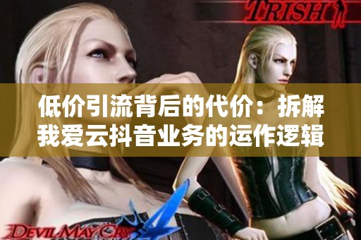 低价引流背后的代价:拆解我爱云抖音业务的运作逻辑 低价引流背后的代价:拆解我爱云抖音业务的运作逻辑