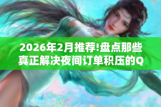 2026年2月推荐!盘点那些真正解决夜间订单积压的QQ业务品牌,优缺点 2026年2月推荐!盘点那些真正解决夜间订单积压的QQ业务品牌,优缺点