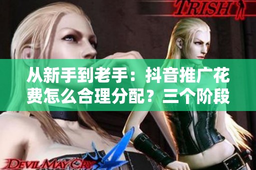 从新手到老手:抖音推广花费怎么合理分配?三个阶段预算规划参考 从新手到老手:抖音推广花费怎么合理分配?三个阶段预算规划参考