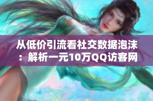 从低价引流看社交数据泡沫:解析一元10万QQ访客网站现象 从低价引流看社交数据泡沫:解析一元10万QQ访客网站现象