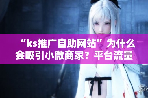 “ks推广自助网站”为什么会吸引小微商家?平台流量算法与实战需求 “ks推广自助网站”为什么会吸引小微商家?平台流量算法与实战需求