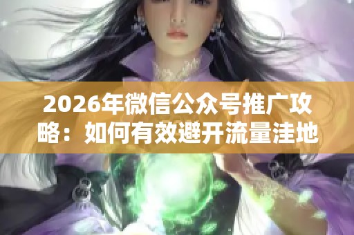 2026年微信公众号推广攻略:如何有效避开流量洼地? 2026年微信公众号推广攻略:如何有效避开流量洼地?