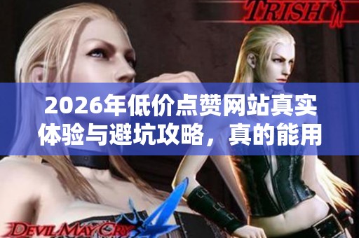 2026年低价点赞网站真实体验与避坑攻略,真的能用吗? 2026年低价点赞网站真实体验与避坑攻略,真的能用吗?