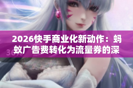 2026快手商业化新动作:蚂蚁广告费转化为流量券的深远影响解析 2026快手商业化新动作:蚂蚁广告费转化为流量券的深远影响解析
