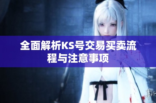 全面解析KS号交易买卖流程与注意事项