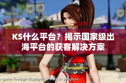 KS什么平台?揭示国家级出海平台的获客解决方案 KS什么平台?揭示国家级出海平台的获客解决方案