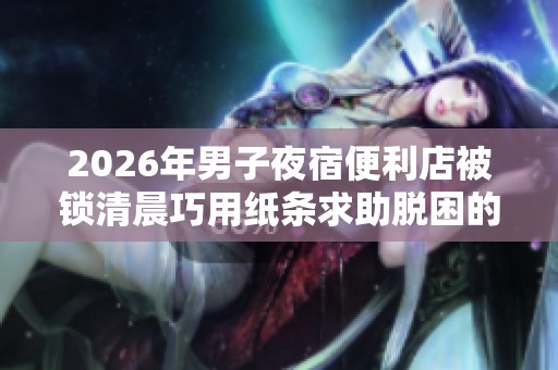 2026年男子夜宿便利店被锁清晨巧用纸条求助脱困的惊险经历